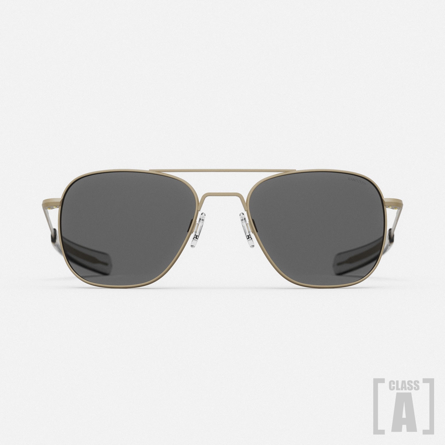 Randolph Class A Aviator occhiali da sole American Gray 55mm
