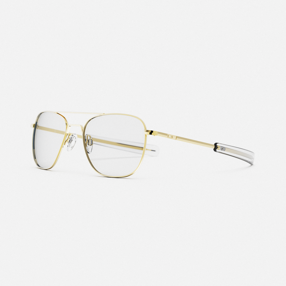 Randolph Aviator occhiali da vista 23k Gold trasparenti