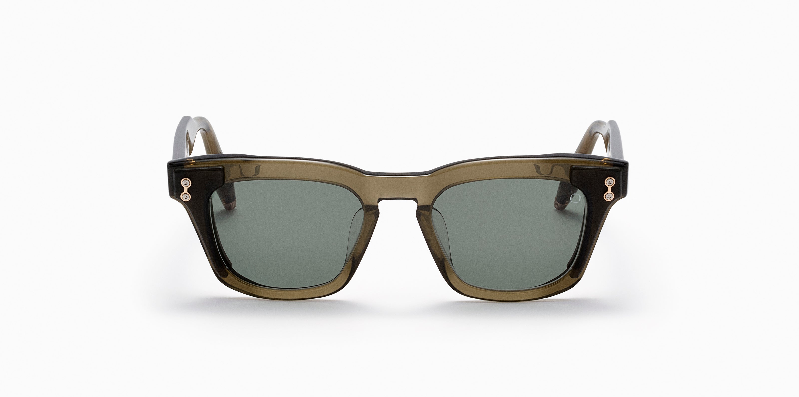 Akoni Horizon Ara occhiali da sole Olive acetato wellington