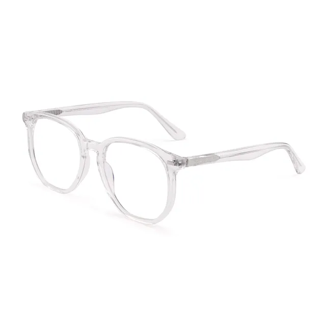 Glindar Esagonali Acetato Occhiali Filtro Luce Blu Neri