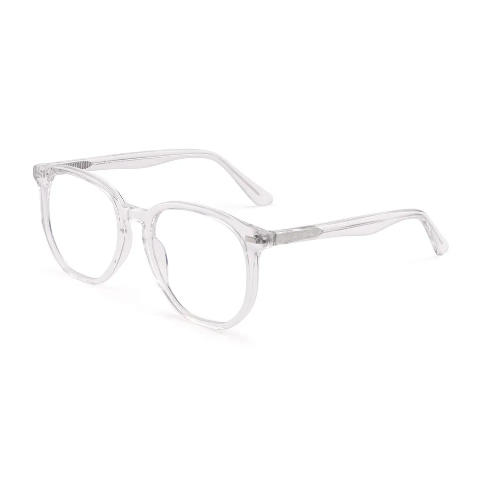 Glindar Esagonali Acetato Occhiali Filtro Luce Blu Neri