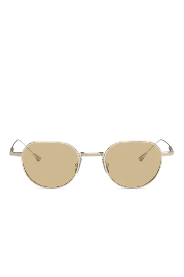 Lunetterie Générale Mirage occhiali da sole oro bronzo titanio