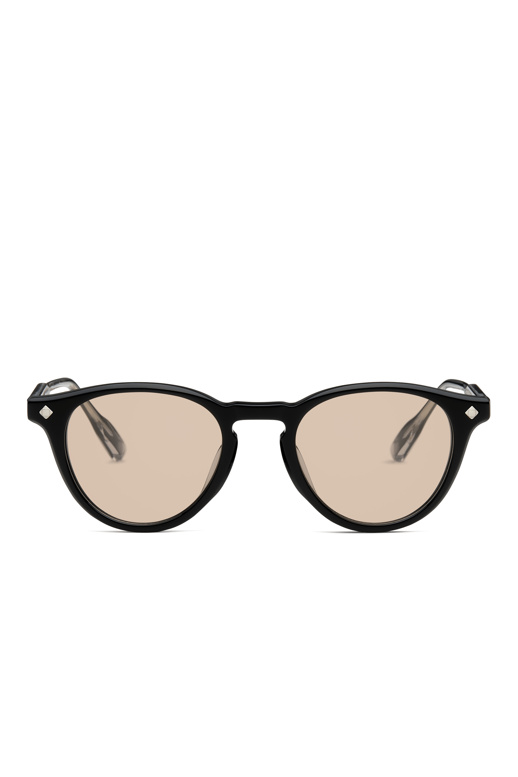 Lunetterie Générale Dolce Vita occhiali su misura nero beige acetato