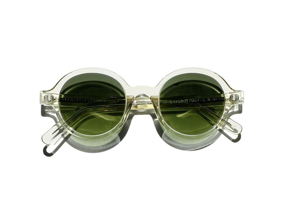 L.G.R Reunion Bold occhiali da sole champagne sfumati