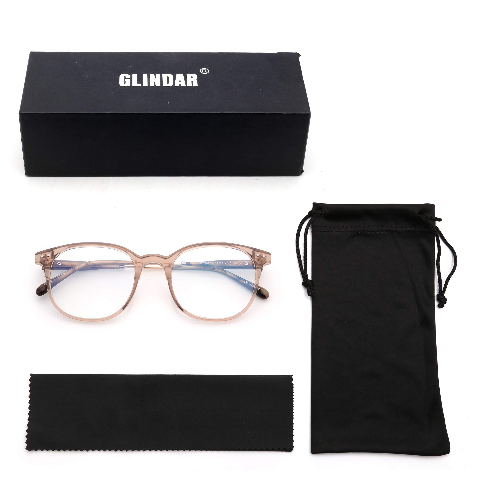 Glindar Quadrata TR90 occhiali luce blu rosa
