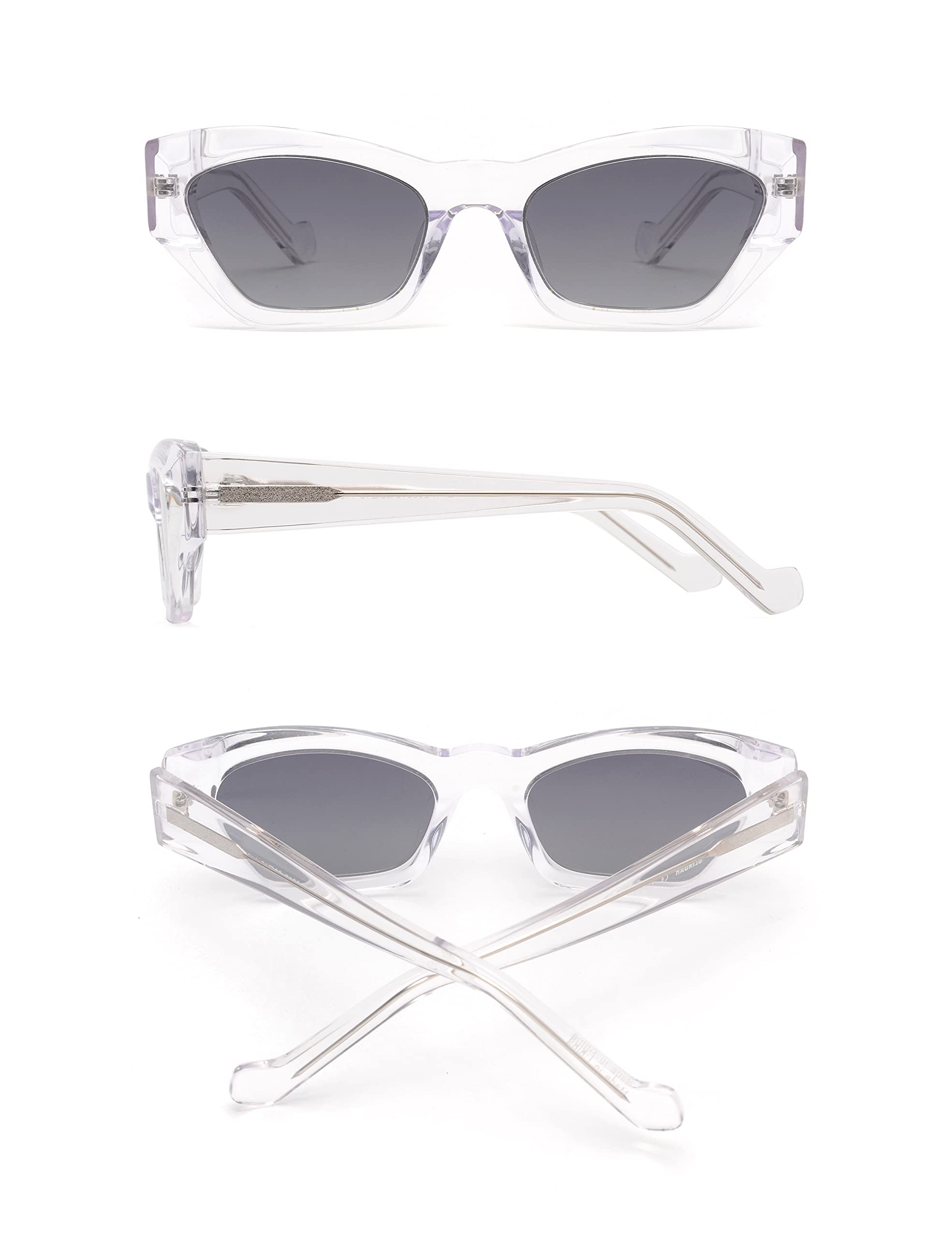 Glindar Cat Eye occhiali da sole polarizzati donna acetato