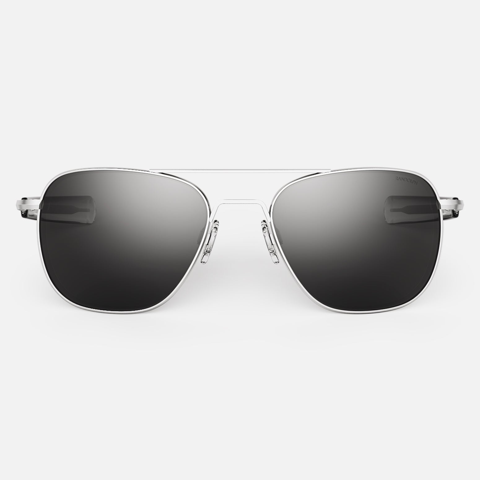 Randolph Aviator Military occhiali da sole graduati Matte Chrome
