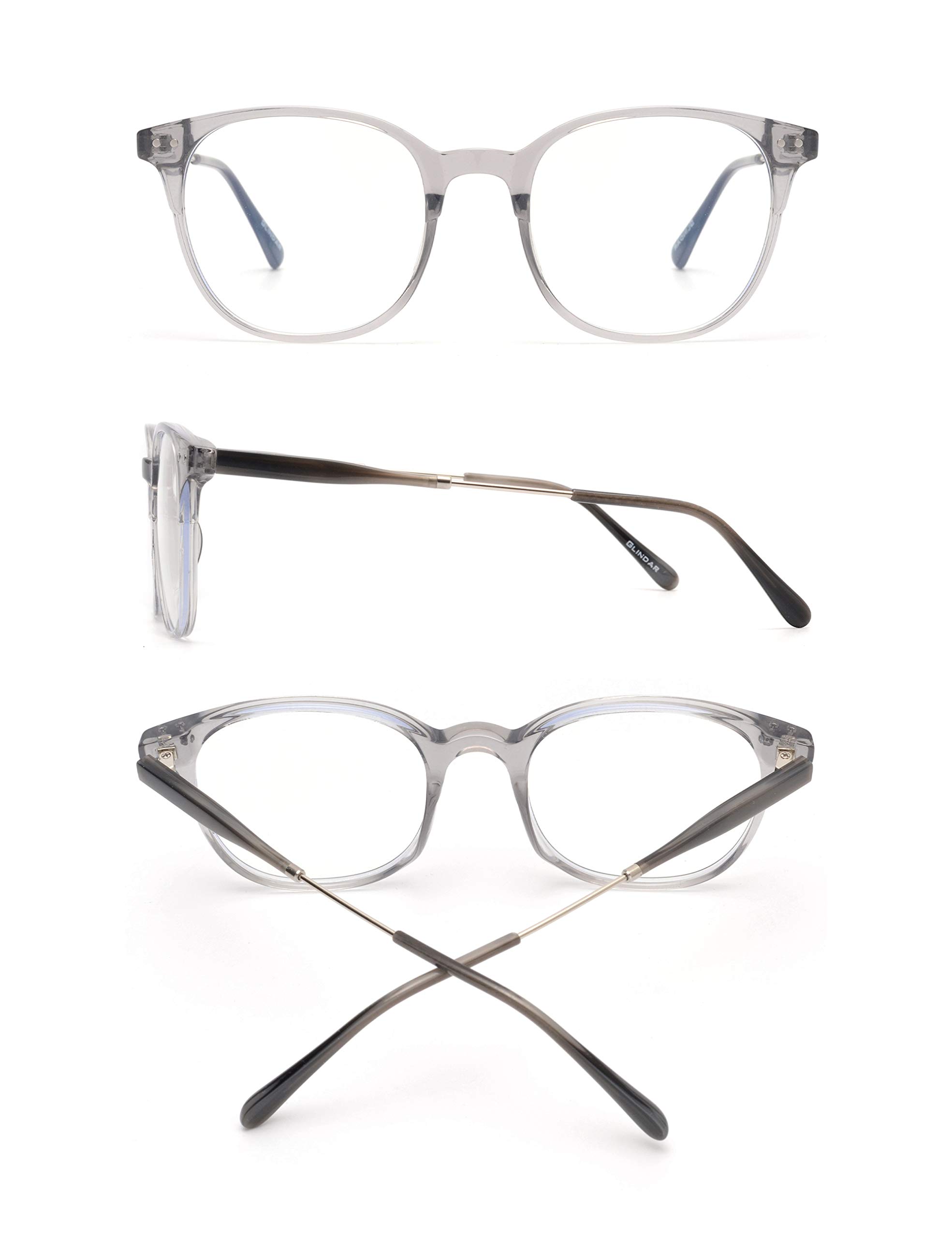 Glindar Quadrata TR90 occhiali luce blu nero