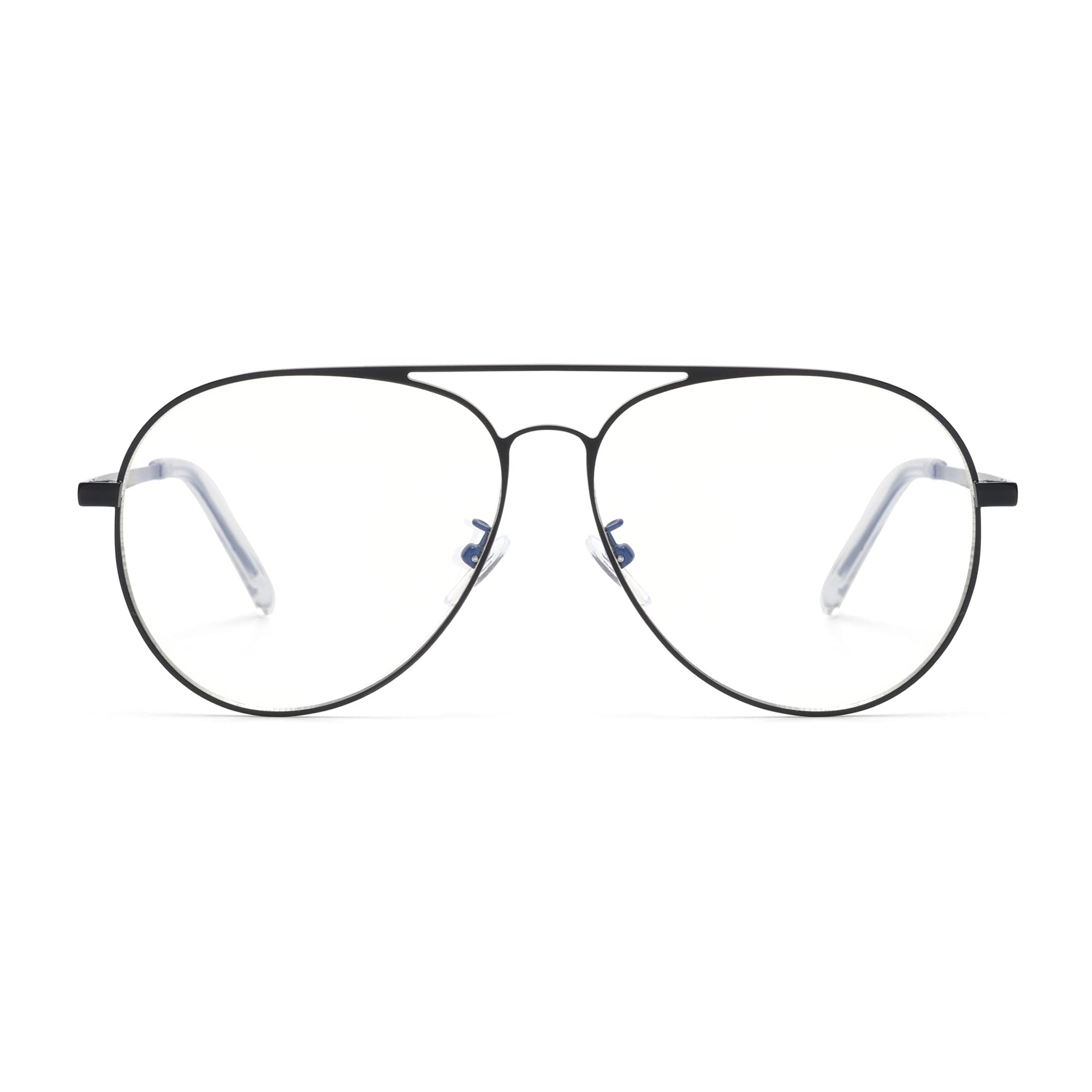 Glindar occhiali luce blu computer unisex metallo