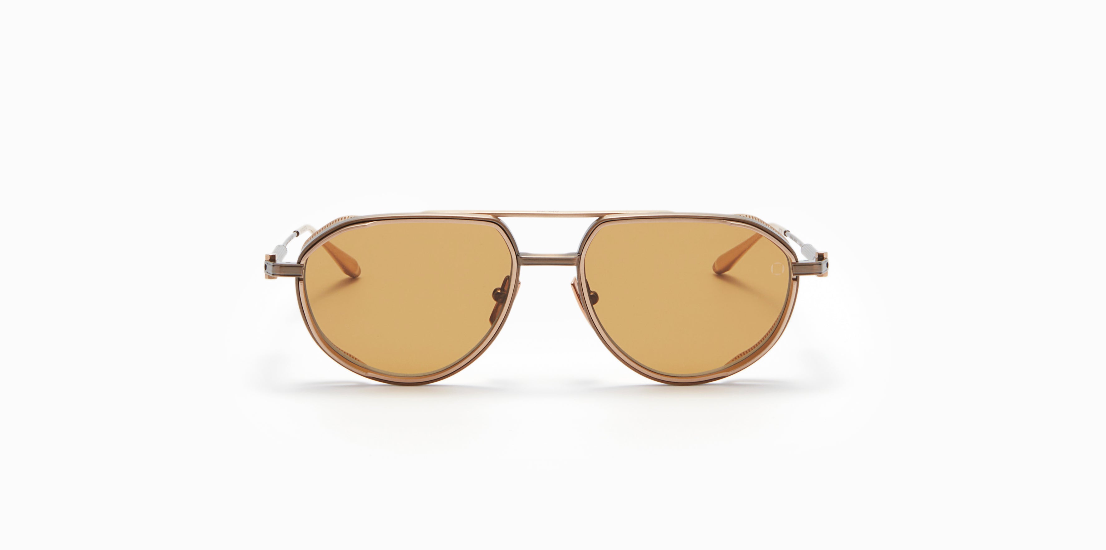 Akoni Optima Skyracer occhiali da sole Antiqued White Gold aviatore