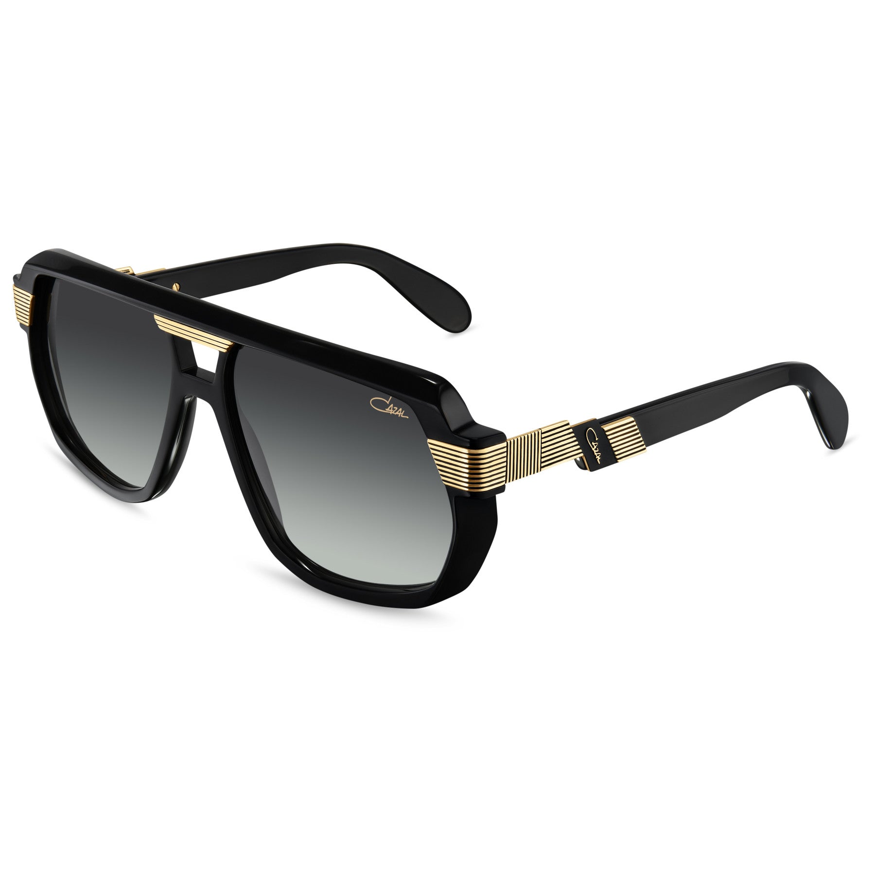Cazal Legends MOD 686 occhiali da sole nero-argento opaco uomo