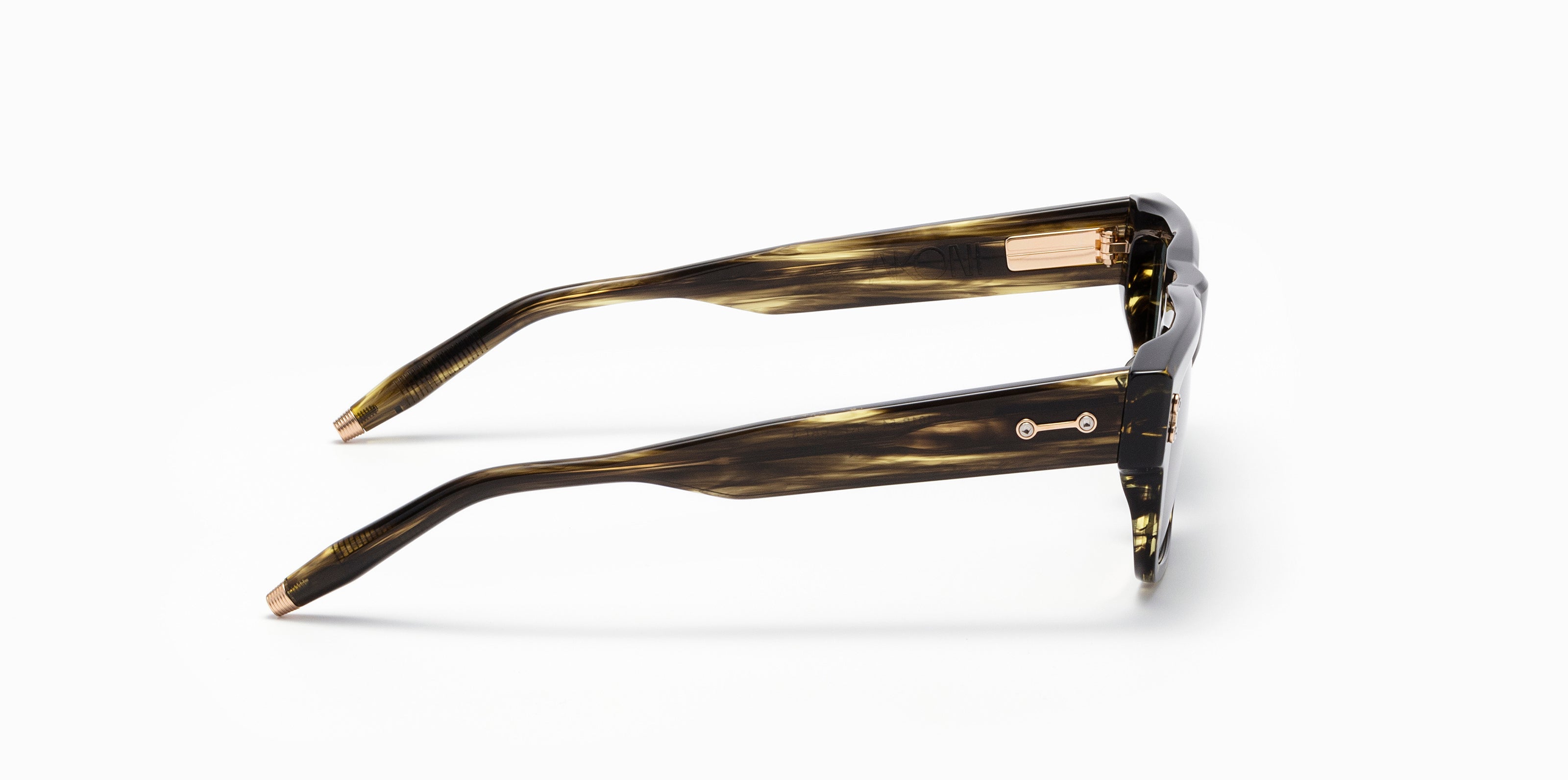 Akoni Horizon Leo occhiali da sole Dark Tortoise acetato