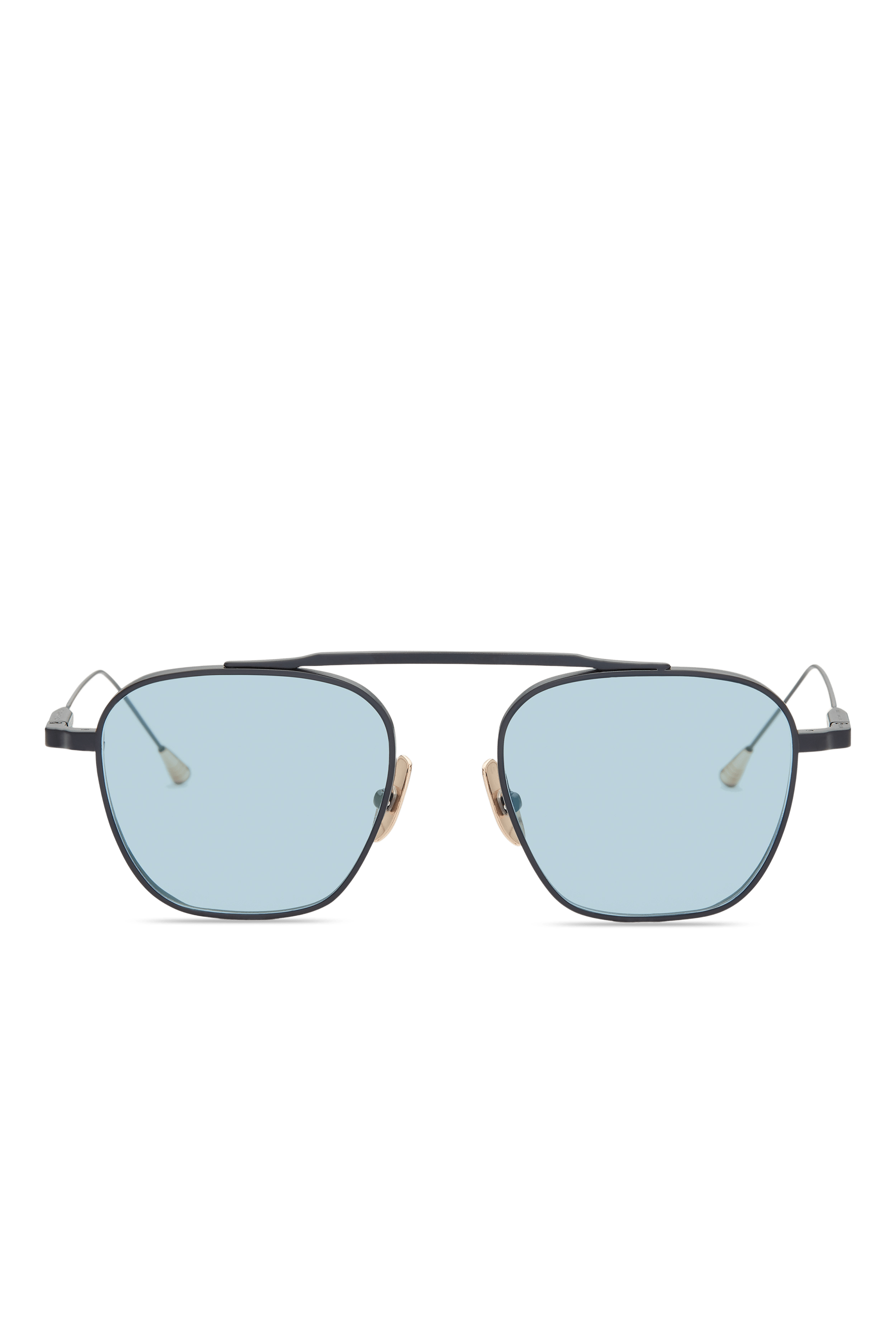 Lunetterie Generale Spitfire occhiali sole nero lente ambra