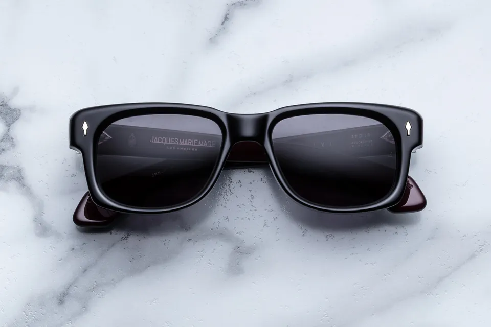 Jacques Marie Mage Jeff Goldblum Fly occhiali da sole