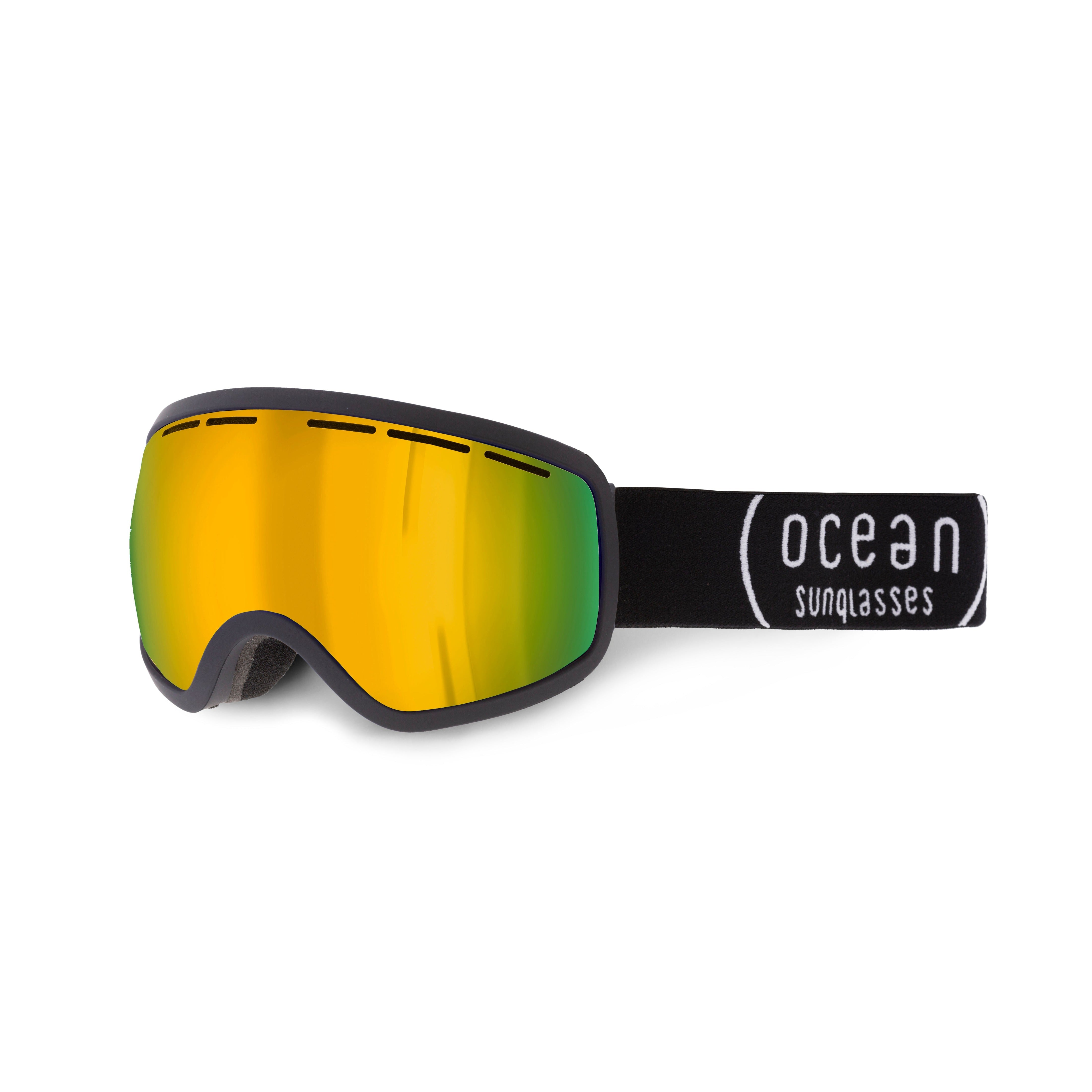 Ocean Teide maschera da sci nera smoke antiappannante