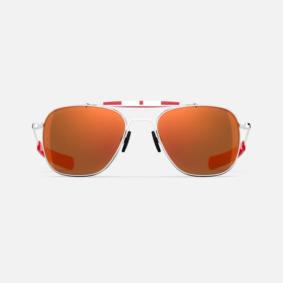 Randolph Aviator II occhiali da sole Shelby Bright Chrome