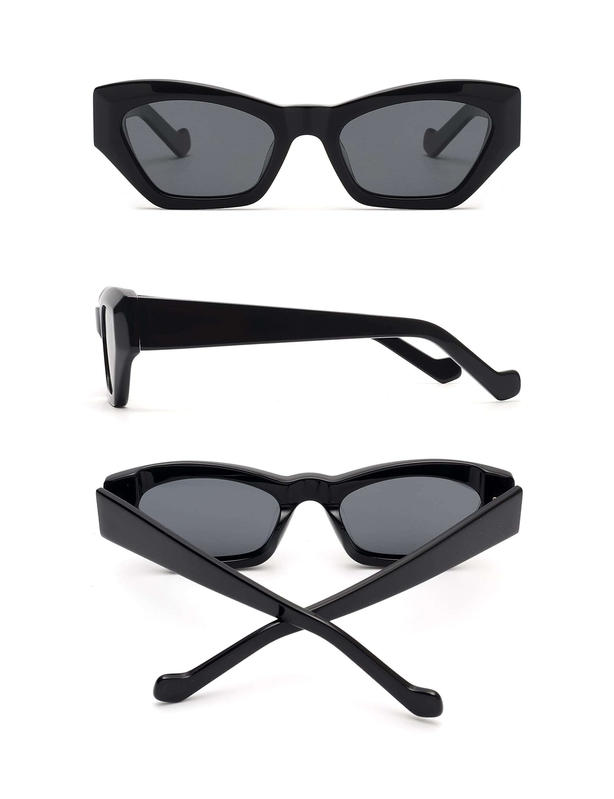 Glindar Cat Eye occhiali da sole donna acetato polarizzati