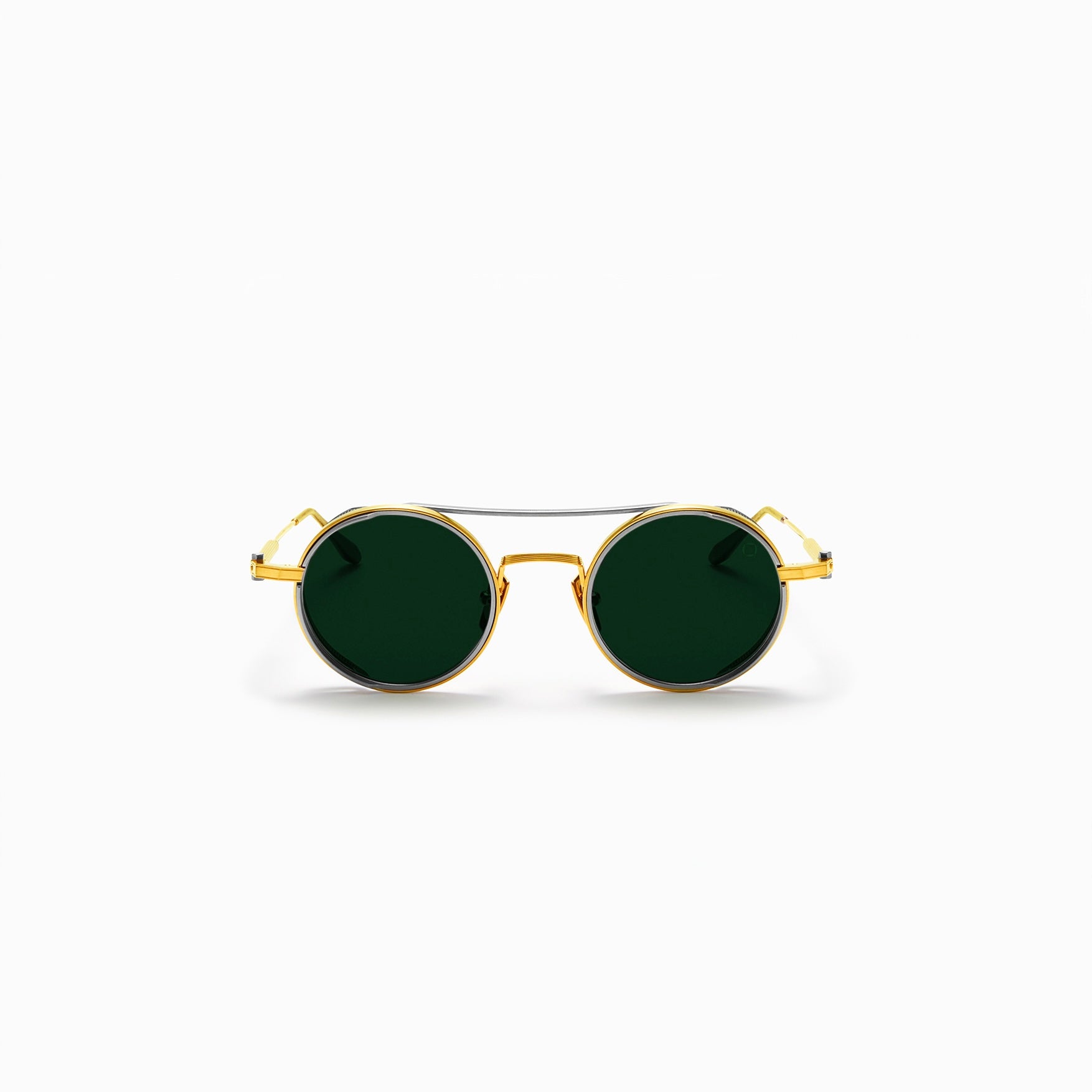 Akoni Optima Eris Gold occhiali da sole oro 18k verde