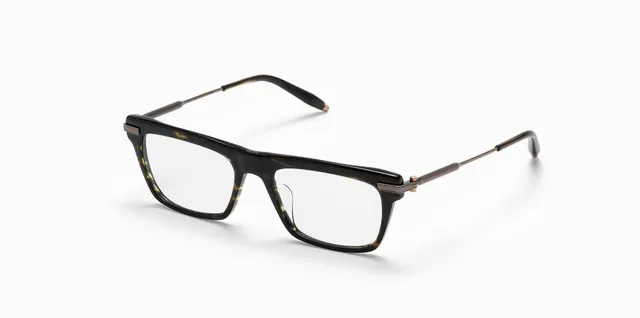 Akoni Etere Arc occhiali da vista Dark Tortoise titanio