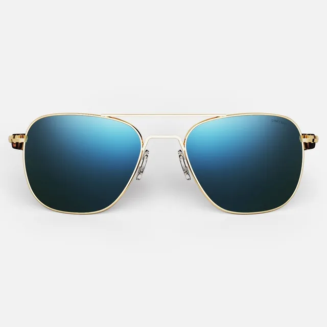 Randolph Aviator 23k Gold Cobalt occhiali da sole graduati