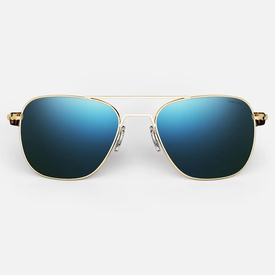 Randolph Aviator 23k Gold Cobalt occhiali da sole graduati