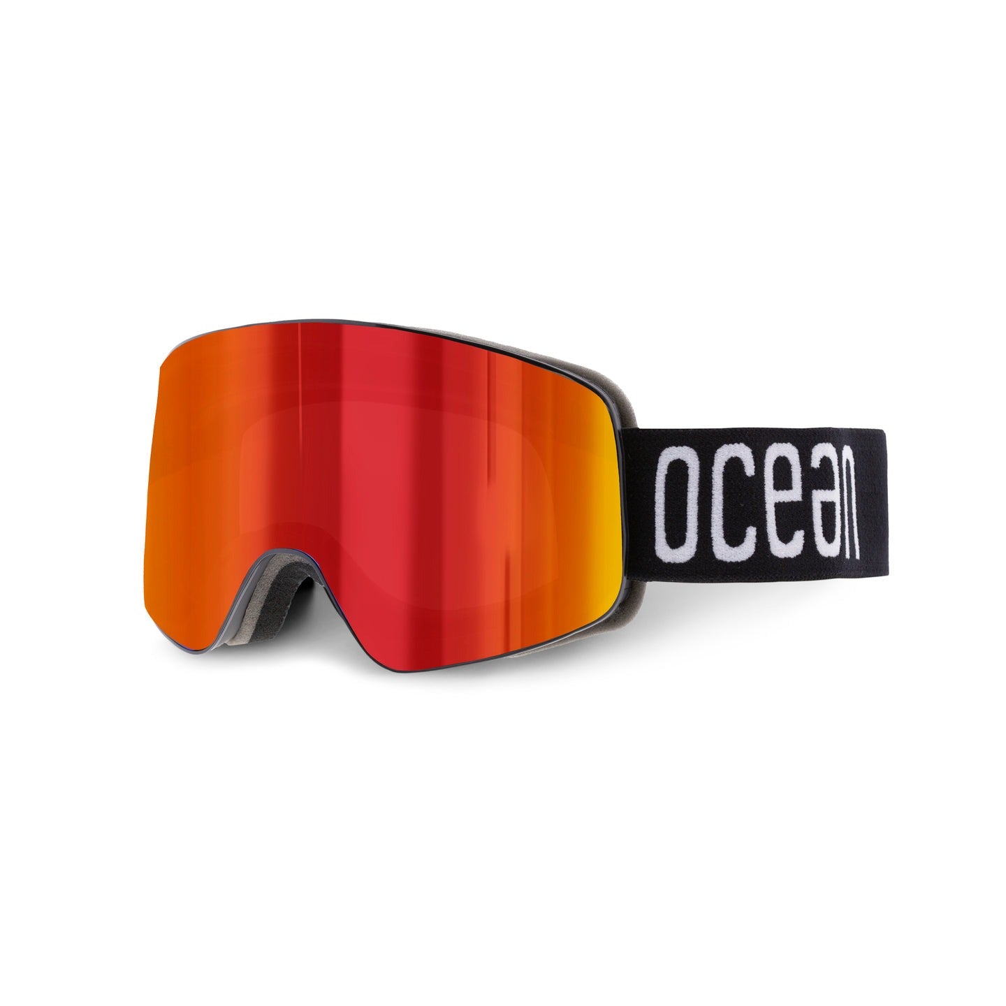 Ocean Parbat maschera da sci nera lente smoke