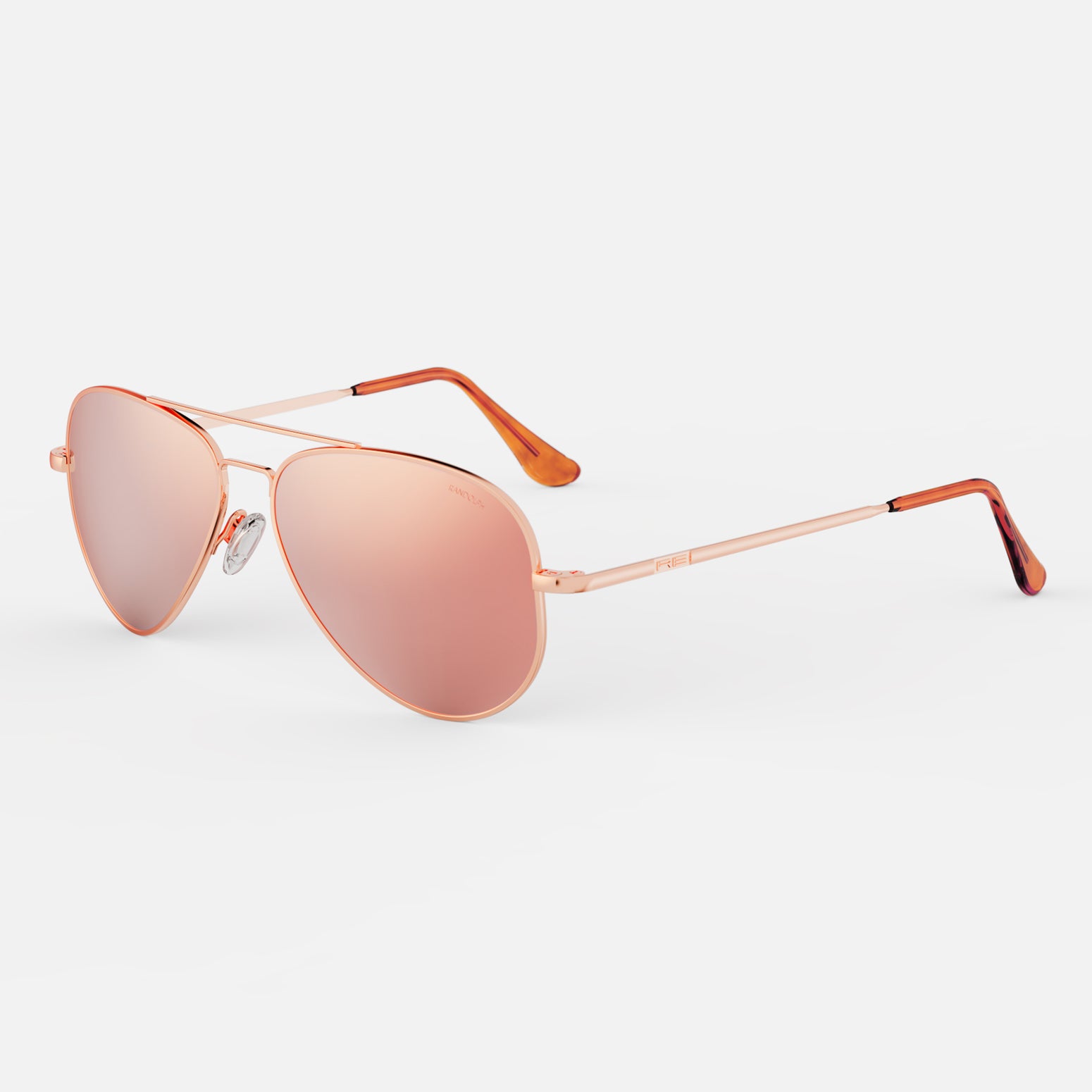 Randolph Concorde occhiali da sole vista oro rosa 57mm