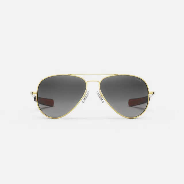 Randolph Concorde 23k Gold occhiali da sole Coastal Gray 64 mm