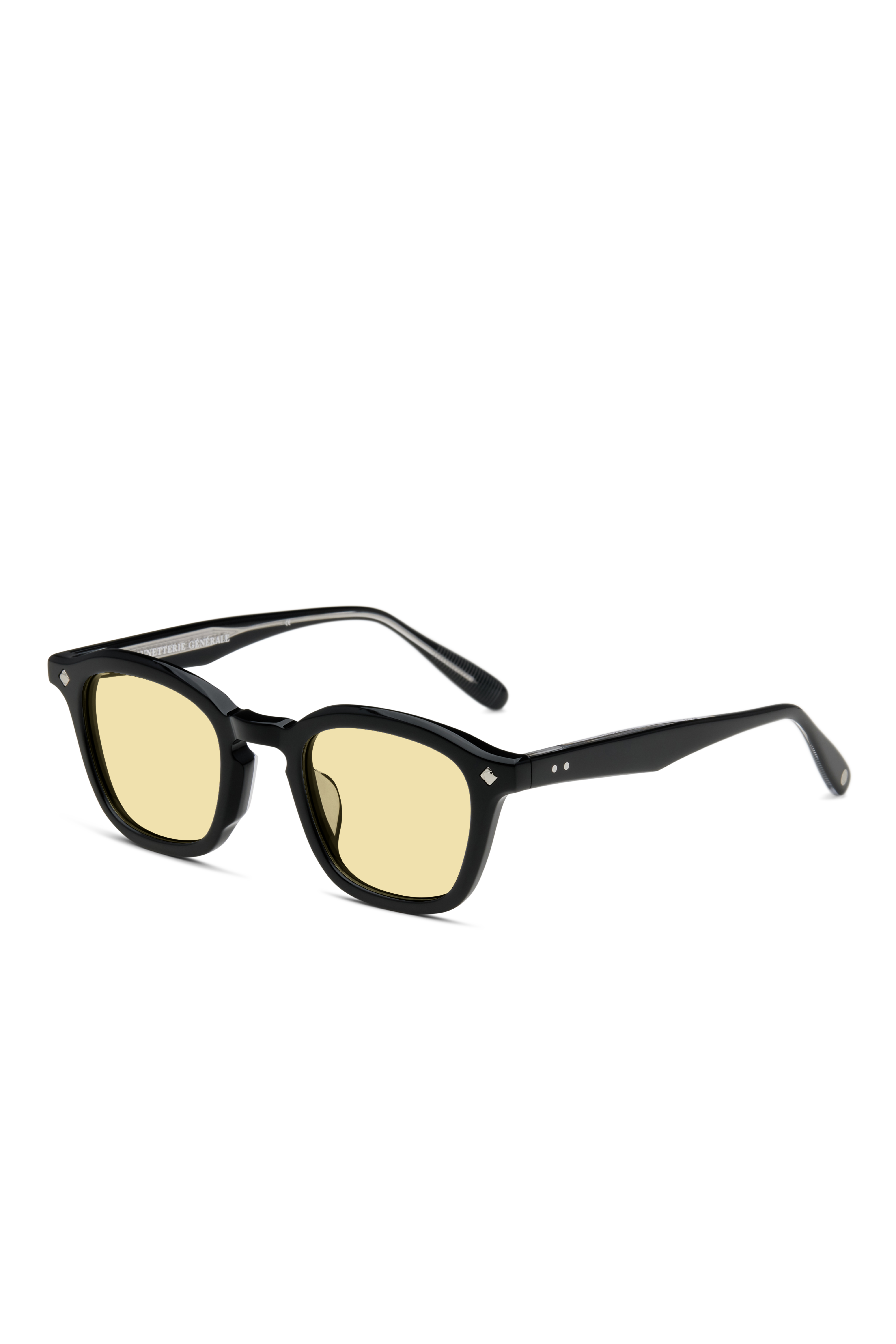 Lunetterie Générale Cognac occhiali da sole nero grigio quadrati