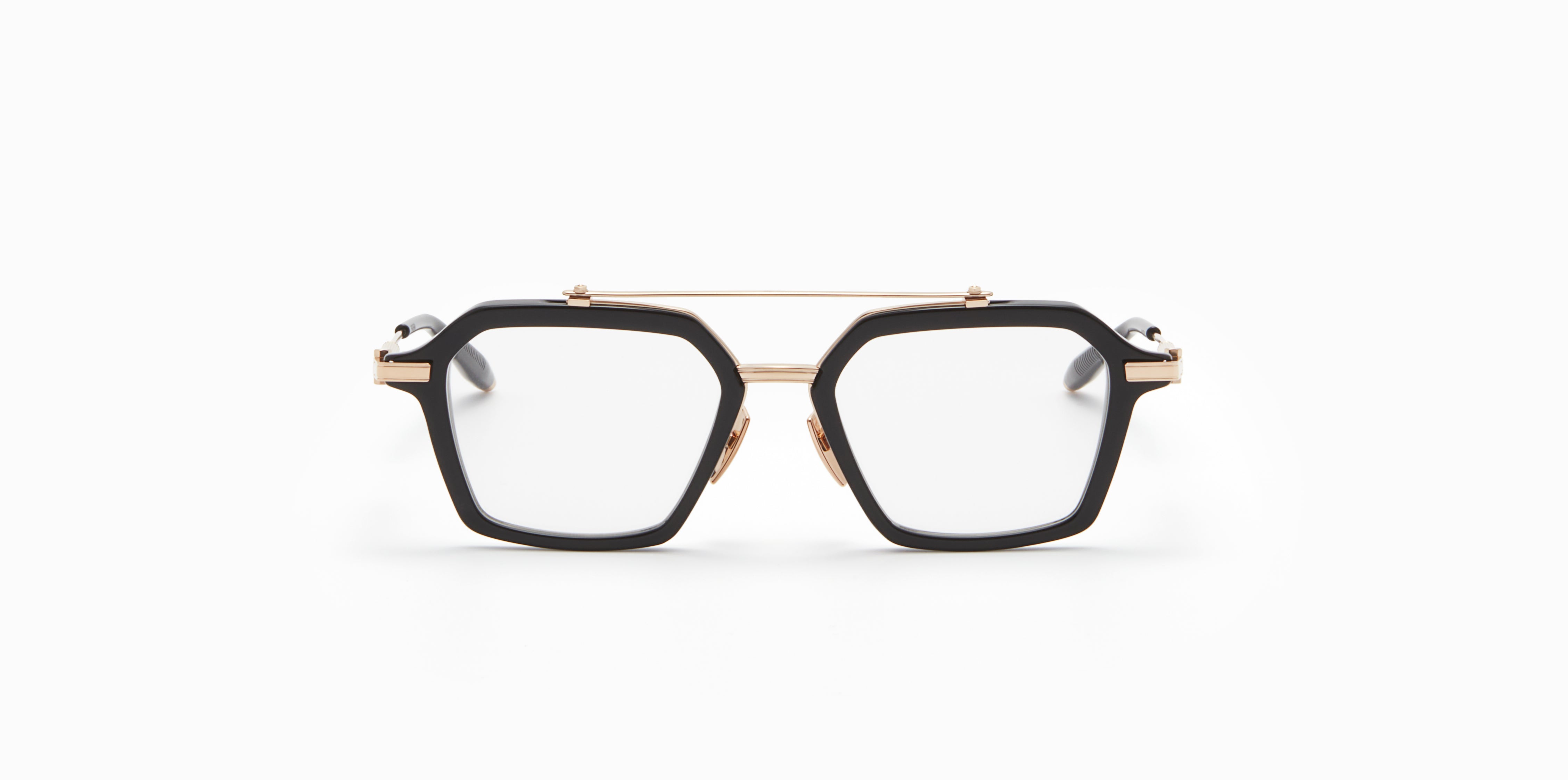 Akoni Akari occhiali da sole Solid Black brow bar