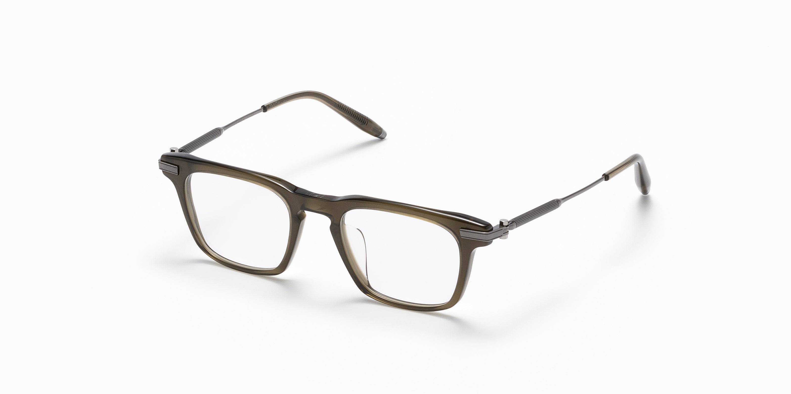 Akoni Horizon Zenith 50 montatura vista nero acetato