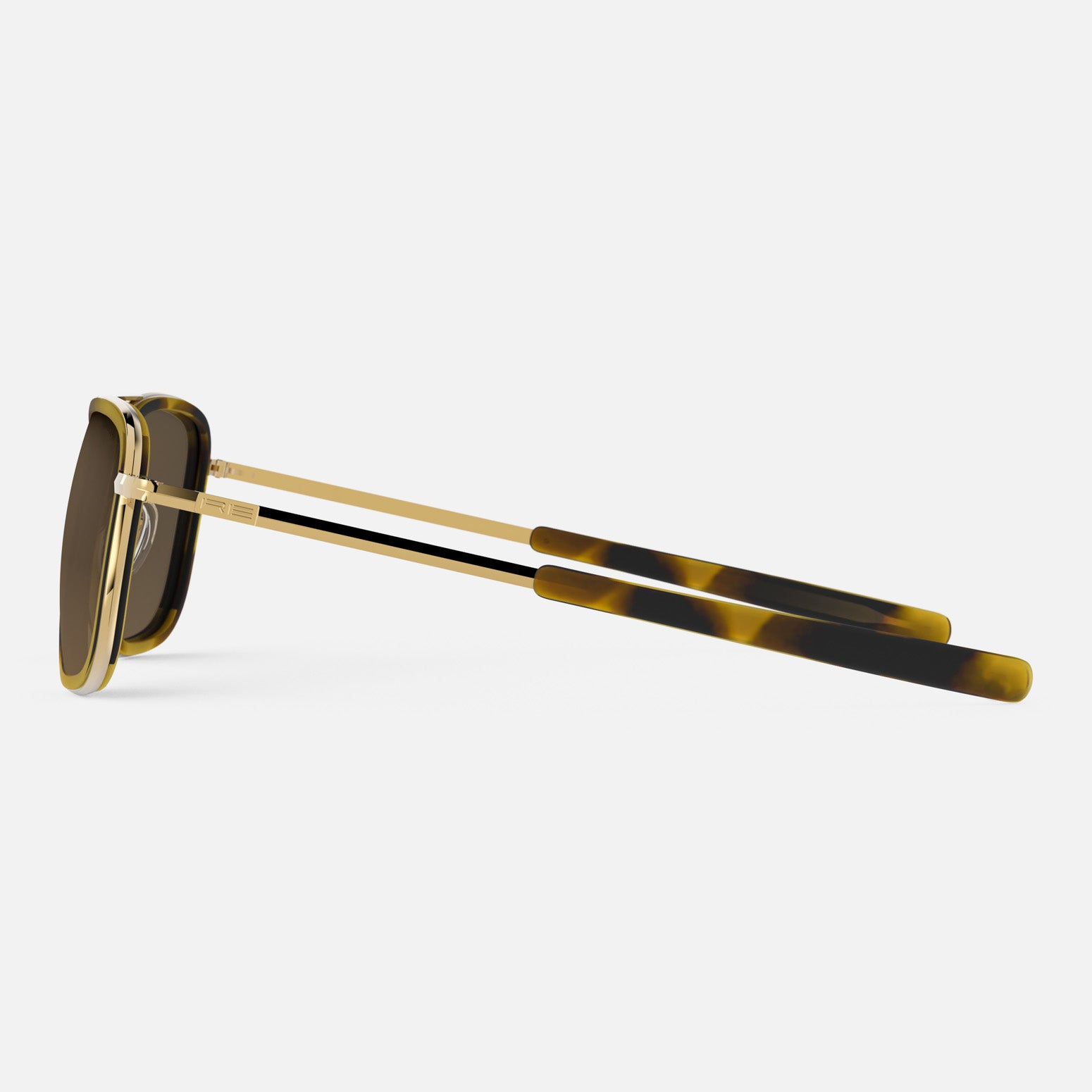 Randolph Aviator Fusion occhiali da sole 23k Gold Tartarugato