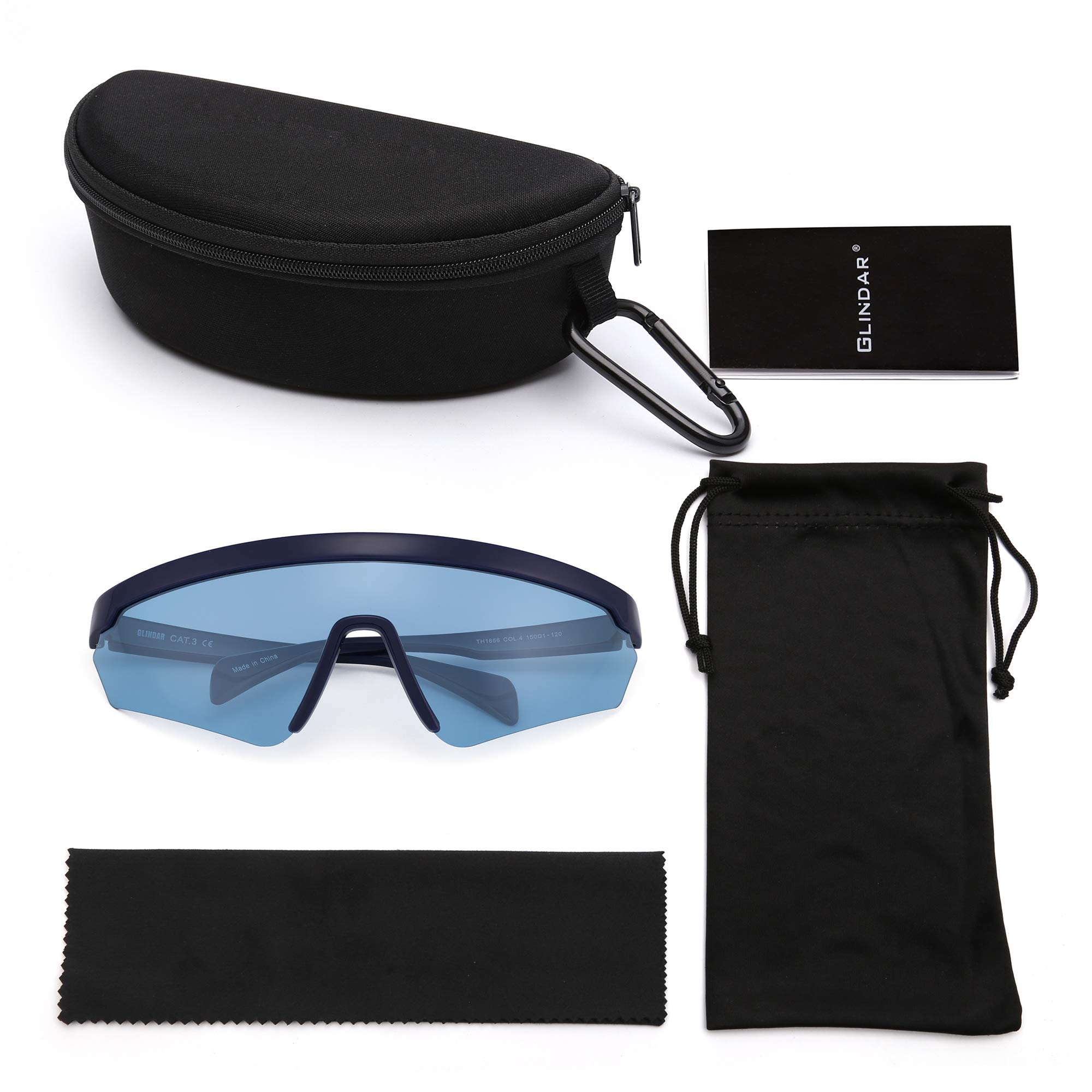 Glindar Sport occhiali da sole polarizzati uomo UV400