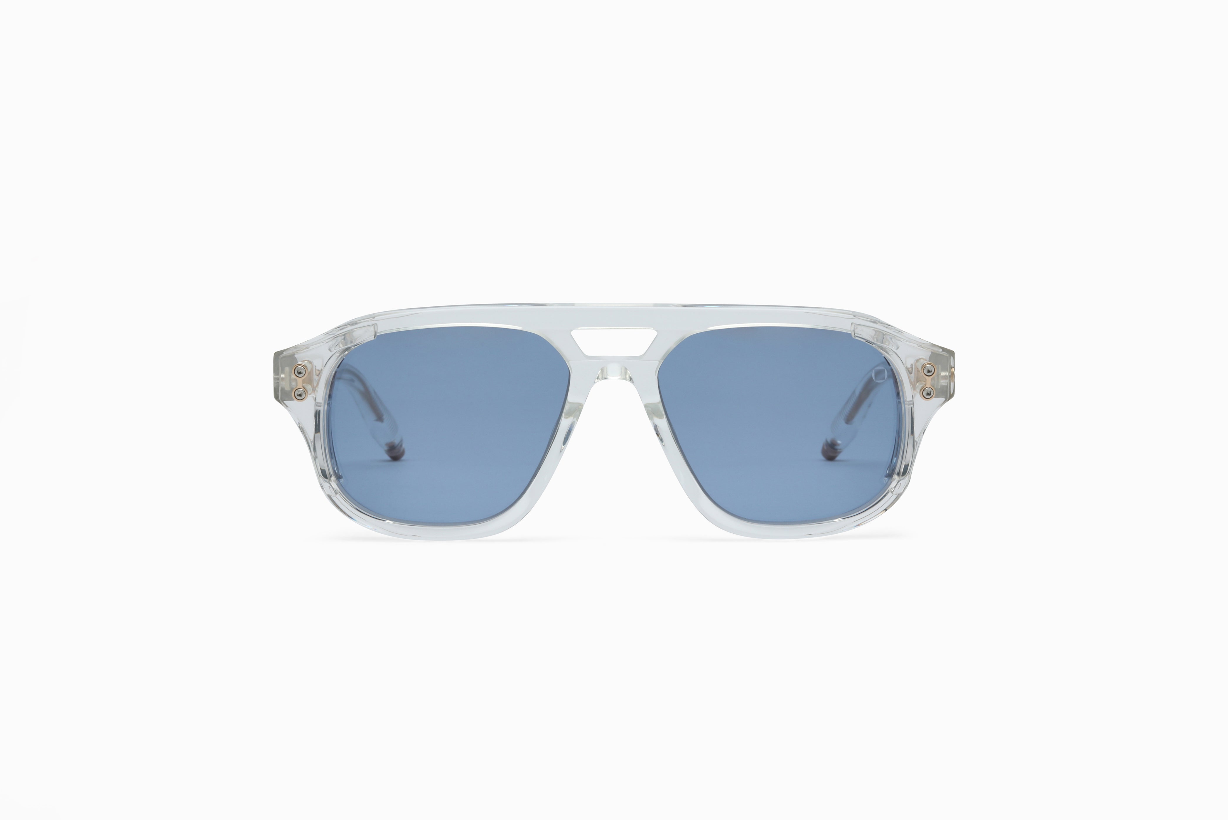 Akoni Horizon Phoenix occhiali da sole crystal clear acetato