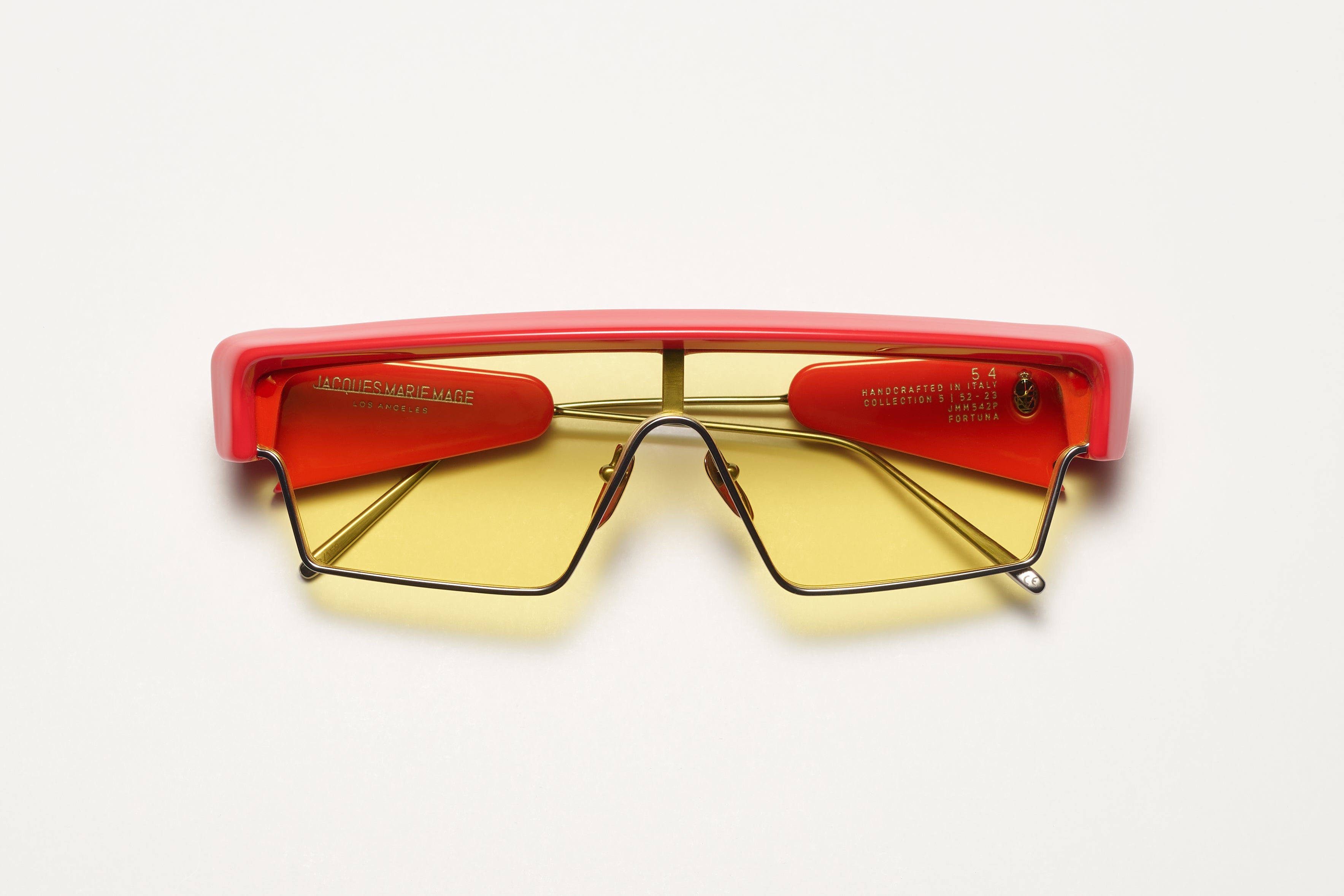Jacques Marie Mage 54 occhiali da sole Scarlet