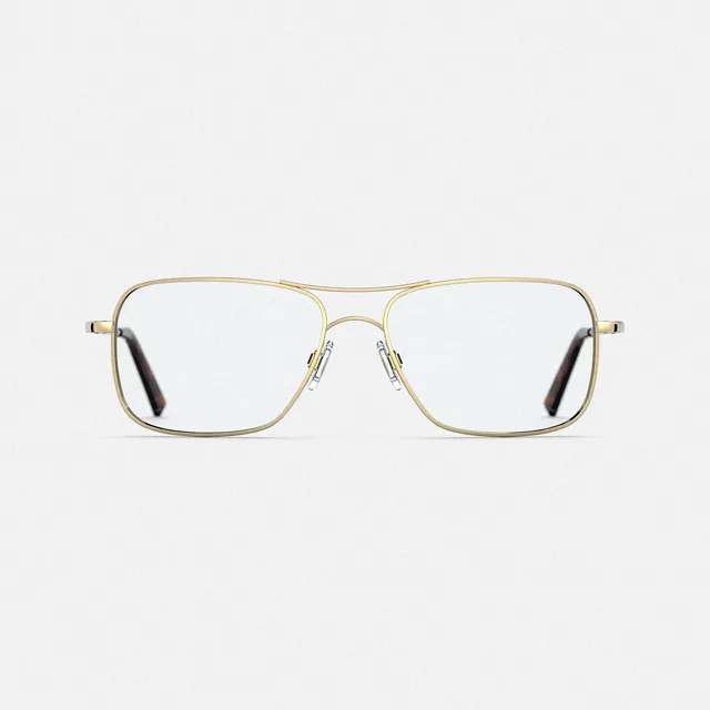 Randolph Archer 23K Gold Clear occhiali da vista 59mm
