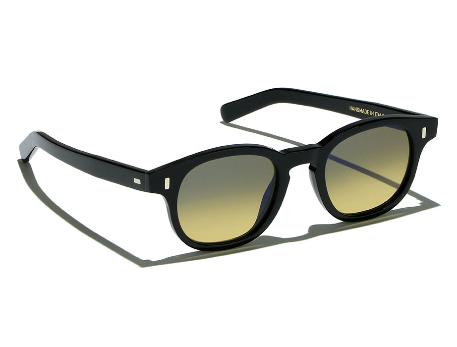 L.G.R Fez Bold occhiali da sole nero lente gialla fotocromatica