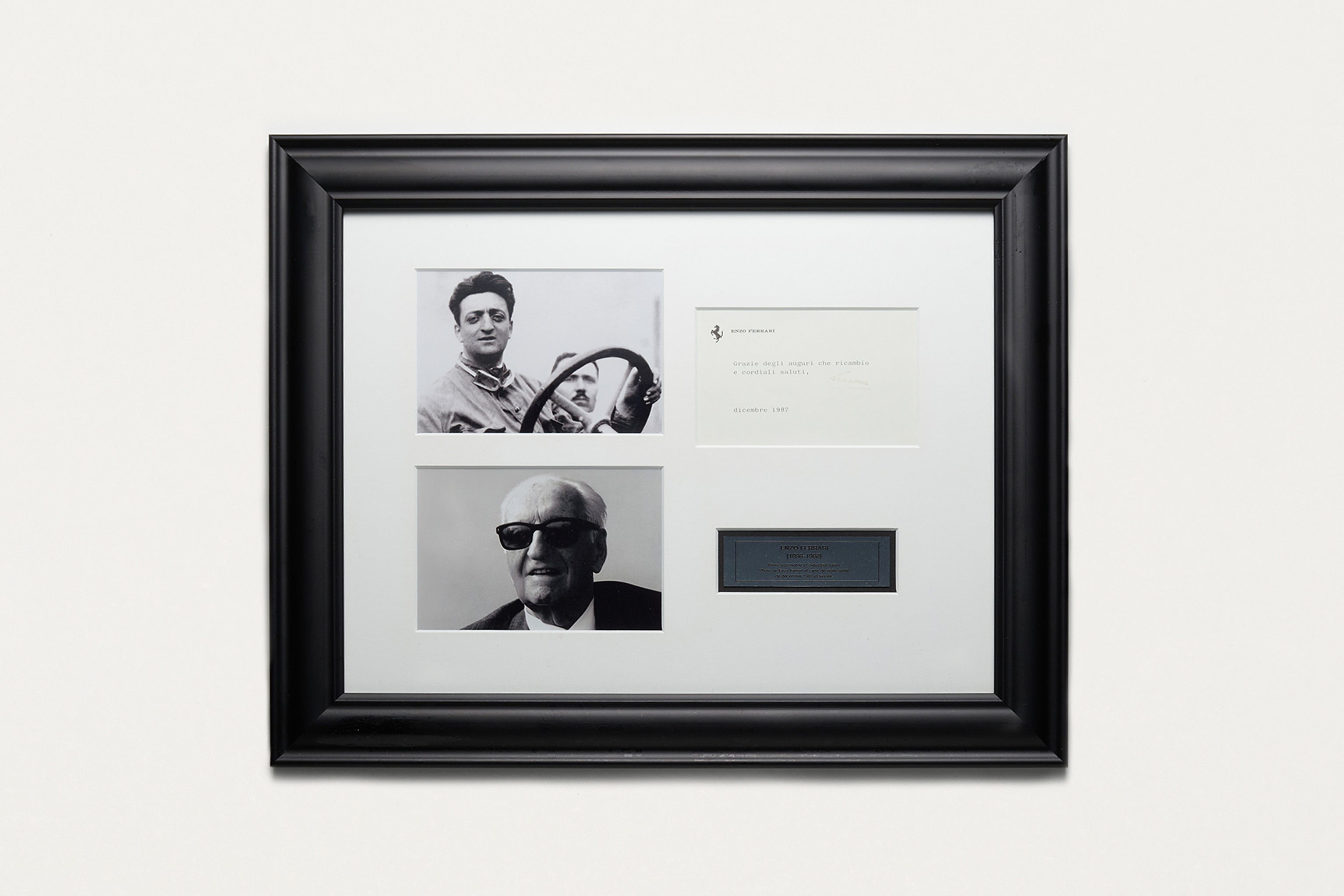 Jacques Marie Mage Enzo Ferrari Business Card portabiglietti
