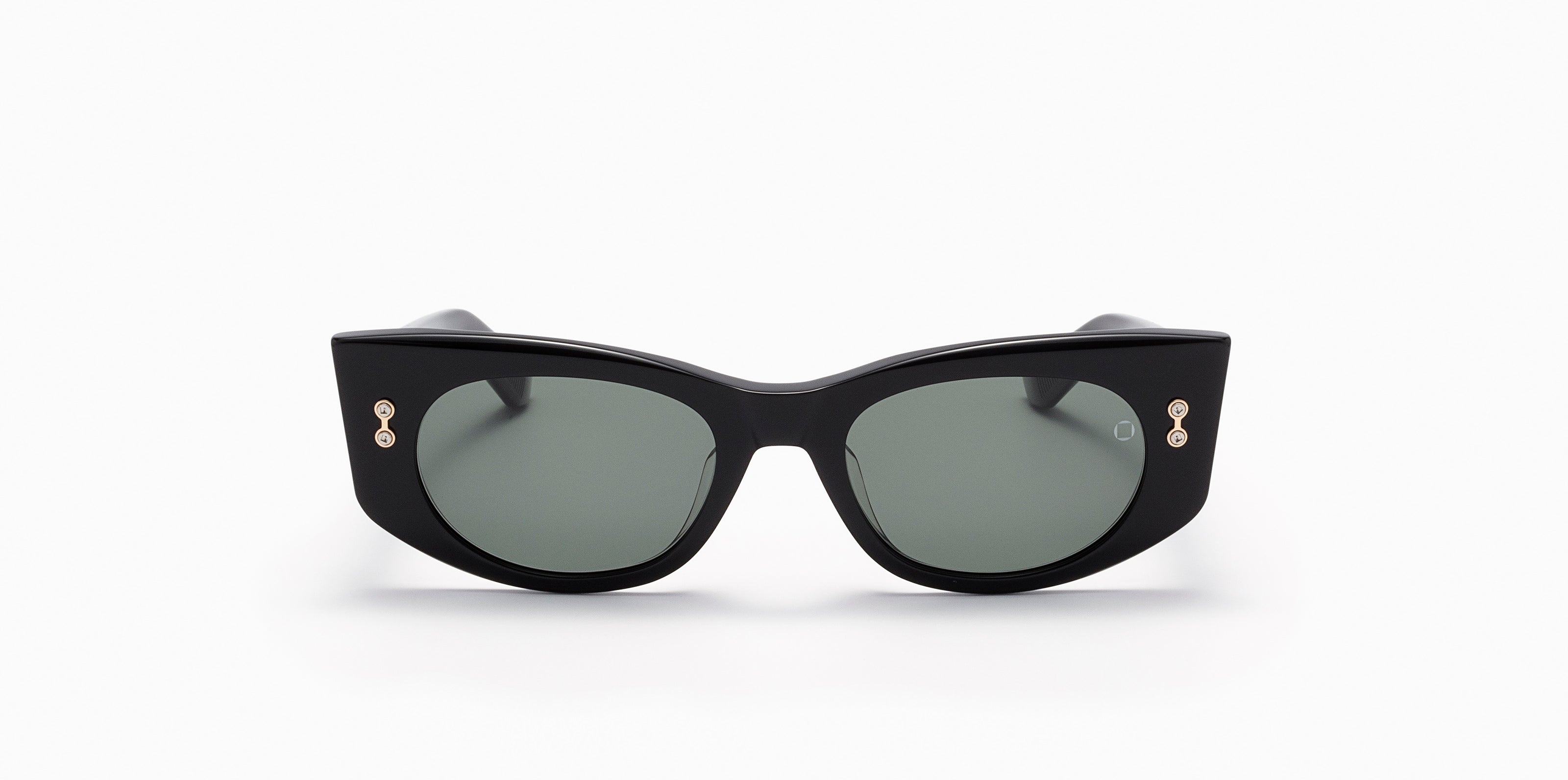 Akoni Horizon Aquila occhiali da sole nero cat eye