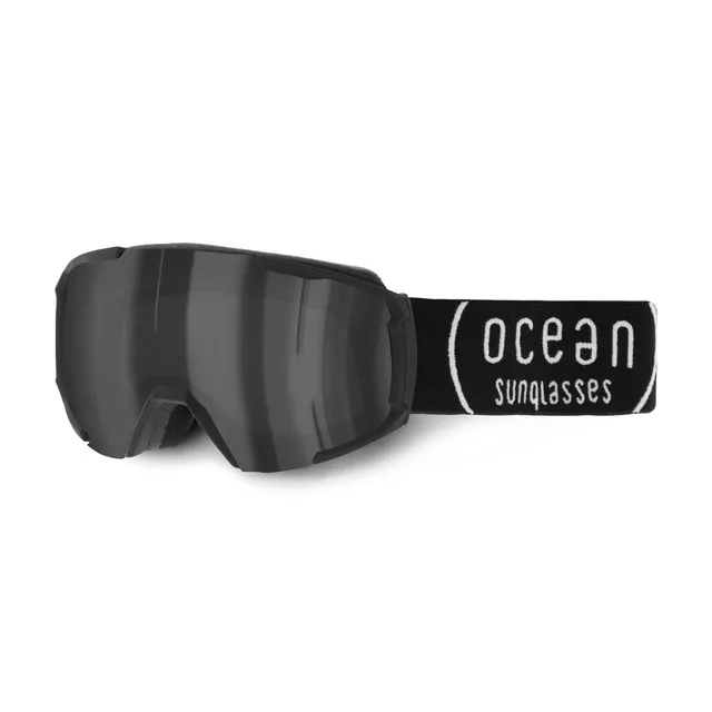 Ocean Sunglasses Kalnas maschera da sci nera lente smoke