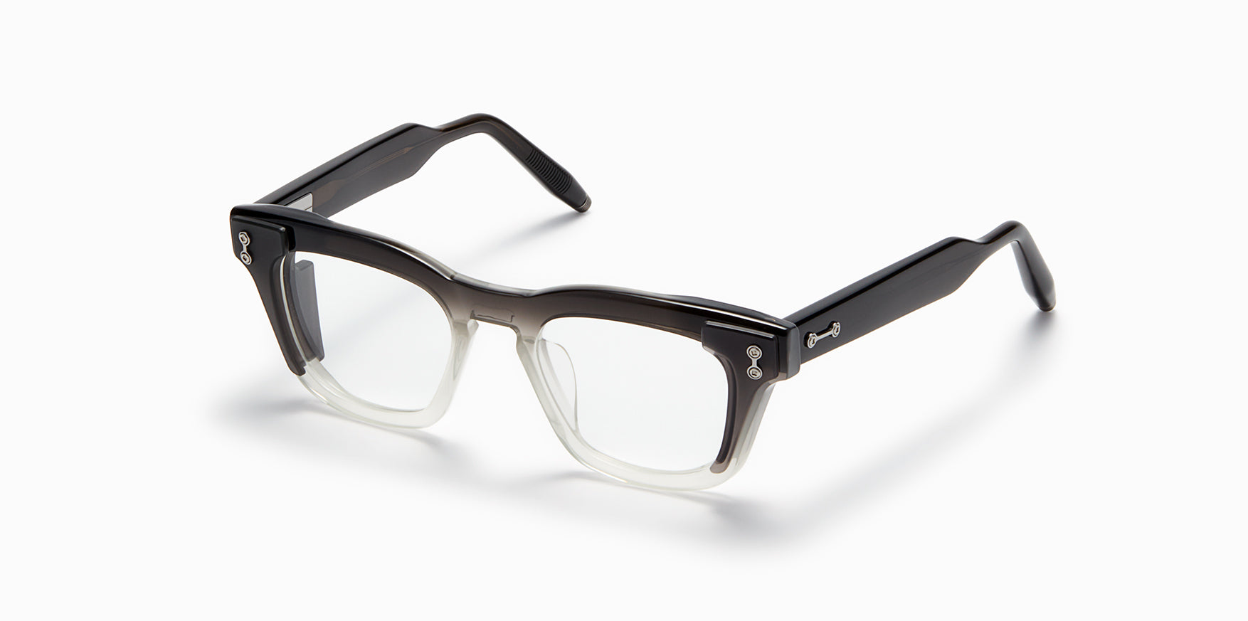 Akoni Horizon Ara Rx occhiali da vista Matte Black Cloudy White 49