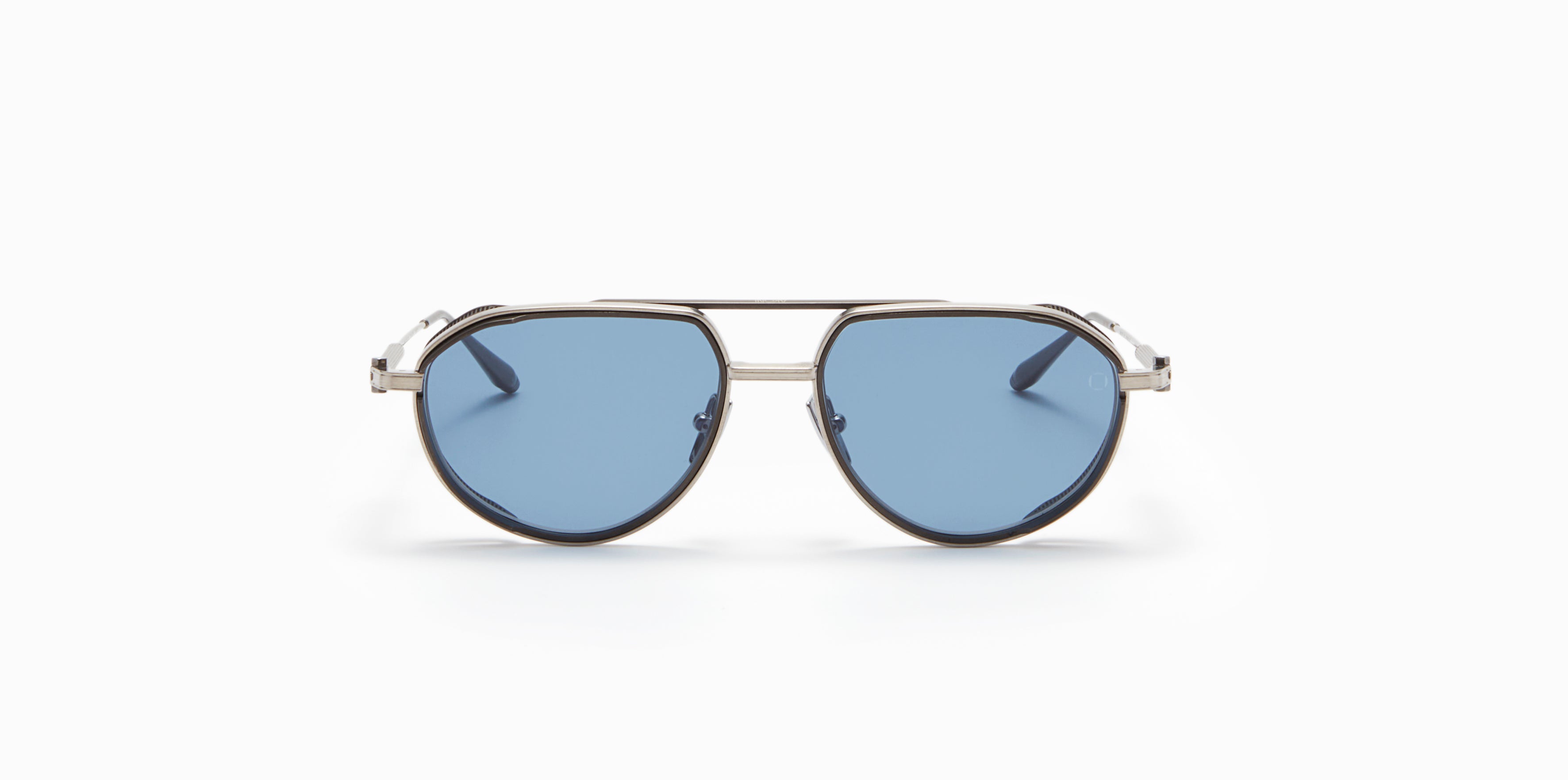 Akoni Optima Skyracer occhiali sole argento aviatore