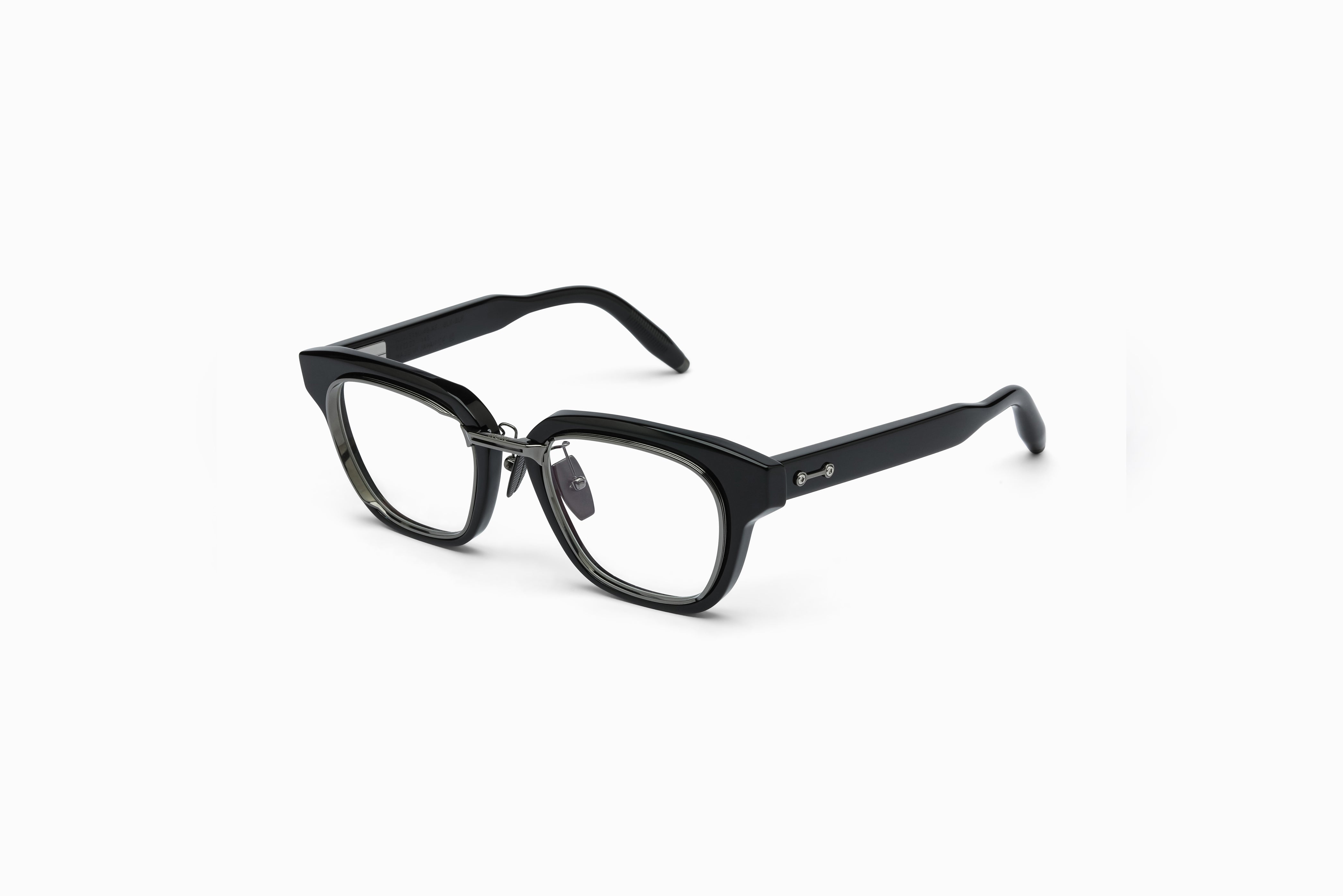 Akoni Etere Apollo Rx occhiali vista nero titanio