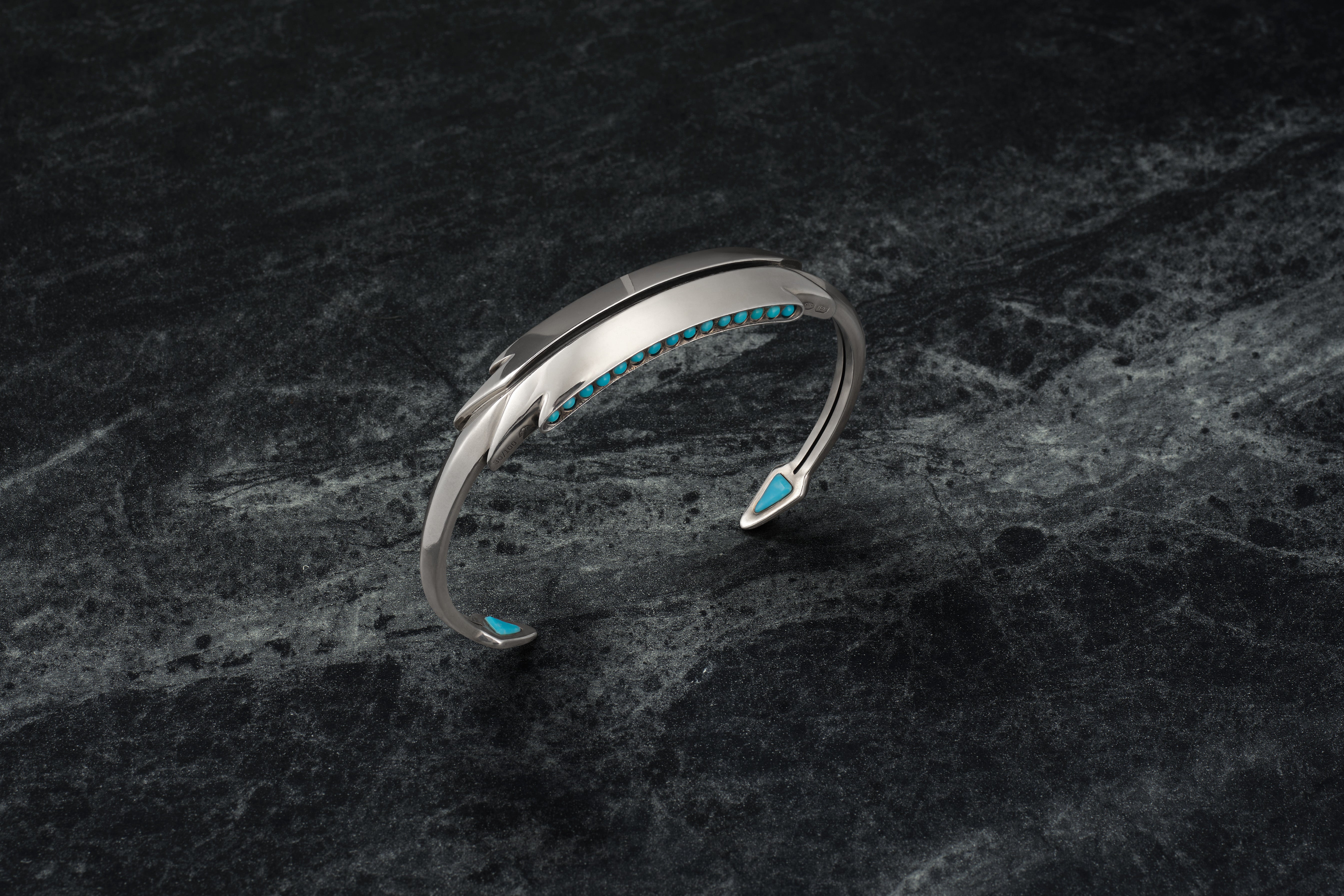 Jacques Marie Mage Weston bracciale argento turchese Kingman
