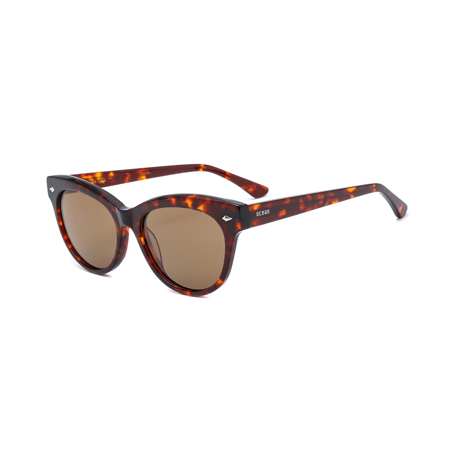 Ocean Sunglasses Navagio occhiali da sole nero lucido polarizzati