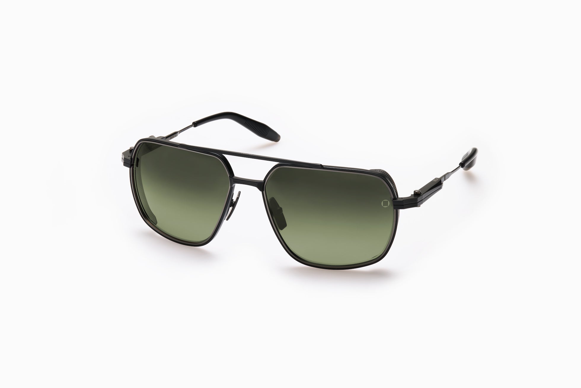 Akoni Horizon Pathfinder occhiali da sole Matte Black titanio
