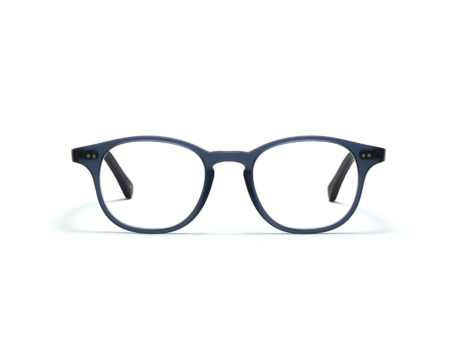 L.G.R Fez Bold occhiali da sole blu navy opaco
