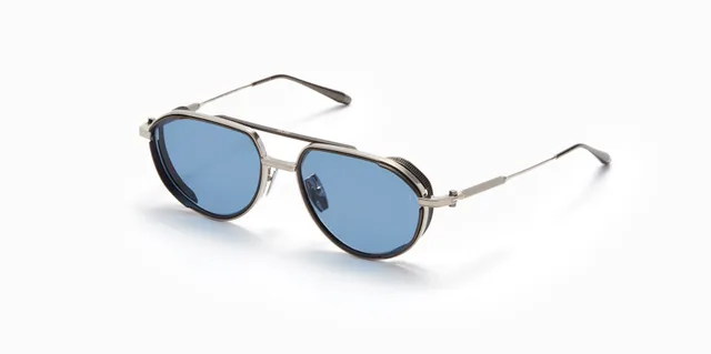 Akoni Optima Skyracer occhiali sole argento aviatore