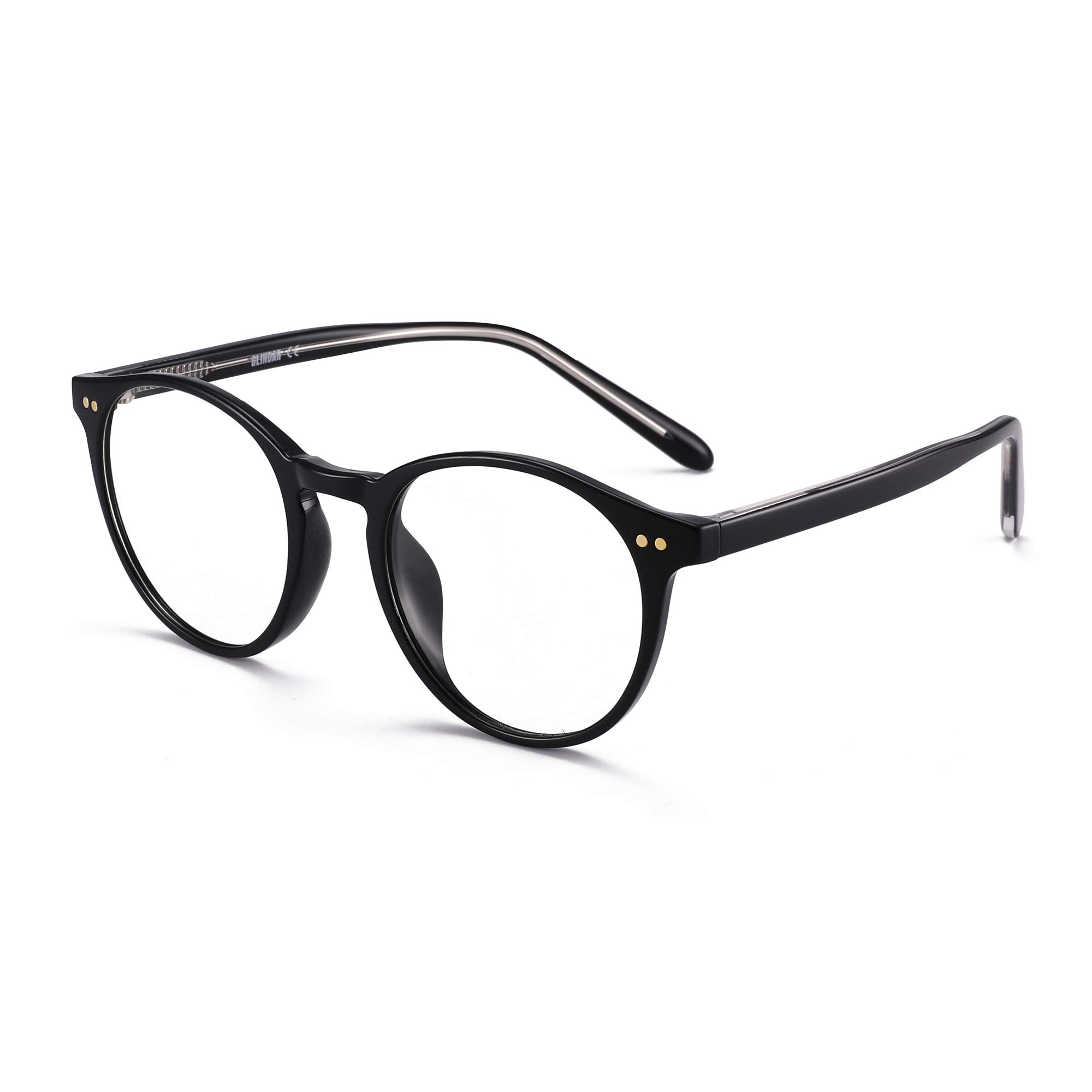Glindar Retro Rotondi occhiali luce blu donna TR90