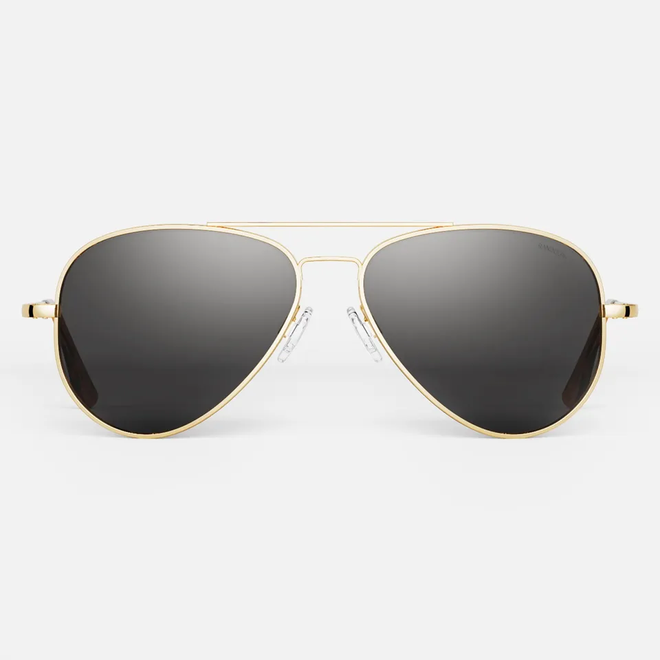 Randolph Concorde 23k Gold American Gray occhiali da sole vetro
